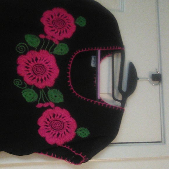 Tops - Floral Mexican Blouse